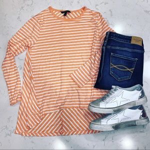 Banana republic orang long sleeve top